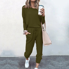 Load image into Gallery viewer, Comfy T-shirt&amp;Pants Two Pieces Set