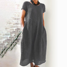 Load image into Gallery viewer, Loose Solid Color Dress
