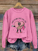 Load image into Gallery viewer, Only Heart Eyes For You Valentines Candy Heart Stanley Tumbler Belt Bag Print Casual Sweatshirt