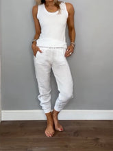 Load image into Gallery viewer, Women's Cotton and Linen Casual Two-piece Set