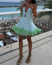 Load image into Gallery viewer, Fashion Gradient Mini Dress