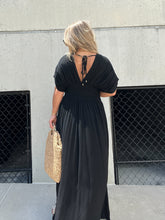 Load image into Gallery viewer, Slit V-Neck Effortless Maxi Long DreSS