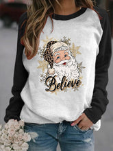 Load image into Gallery viewer, Women&#39;s Merry Christmas Santa Claus Print Casual Sweatshirt