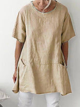 Load image into Gallery viewer, Women's Casual Pure Color Cotton Shirt