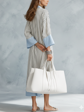 Load image into Gallery viewer, Effortless Striped Midi Dress