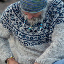 Load image into Gallery viewer, Vintage Beautiful Norwegian Knit Jacquard Crew Neck Sweater（Unisex）