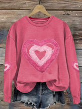 Load image into Gallery viewer, Women's Valentine's Day Printed Long Sleeve Sweatshirt