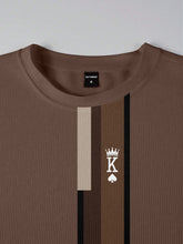 Load image into Gallery viewer, Men's Simple Colorblock Round Neck Casual Sports Set 0188