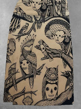 Load image into Gallery viewer, V Neck Vintage Skull Bird Tattoo Print Dress
