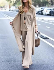 2023 Women's Casual Comfortable Loose Three-piece Suit