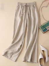 Load image into Gallery viewer, Women's Loose Cotton And Linen Casual Leggings