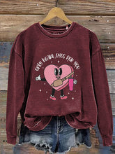 Load image into Gallery viewer, Only Heart Eyes For You Valentines Candy Heart Stanley Tumbler Belt Bag Print Casual Sweatshirt