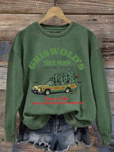 Load image into Gallery viewer, Women&#39;s Griswold Christmas Tree Farm Print Sweatshirt