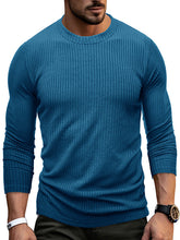 Load image into Gallery viewer, Men's Striped Round Neck Simple T-shirt
