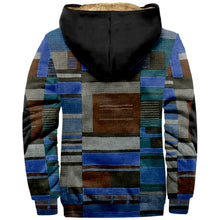 Load image into Gallery viewer, Vintage Plaid Print Pocket Fleece Hoodie Jacket