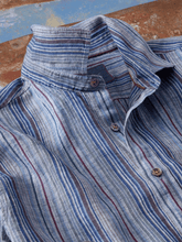 Load image into Gallery viewer, Men's Striped Cotton Long Sleeve Shirt