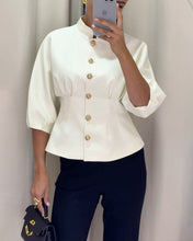 Load image into Gallery viewer, Fashion Temperament Half-high Collar Top