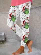 Load image into Gallery viewer, Women's Christmas Print Skinny Leggings