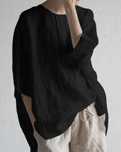 Load image into Gallery viewer, Comfortable Solid Linen Top