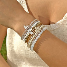 Load image into Gallery viewer, Bohemian 9-piece Butterfly, Flower And Heart Beaded Bracelet