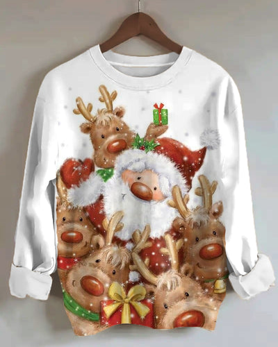 Women's Cute Christmas Style Sweatshirt