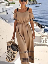Load image into Gallery viewer, Women'S Loose Striped Print Dress