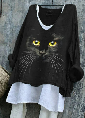 Women's Casual Print Long Sleeve Dress