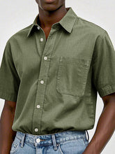 Load image into Gallery viewer, Men's Fashion Casual Retro Pure Cotton Lapel T-shirt