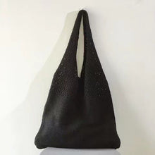 Load image into Gallery viewer, Retro Hollow Hand-Held Shoulder Knitted Wool Bag
