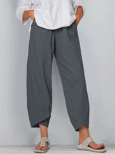 Load image into Gallery viewer, Greattioa-Women Cotton Pants Spring Summer Casual Pants