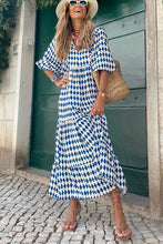 Load image into Gallery viewer, Fabulous Time Puff Sleeve Tiered Midi Dress