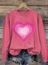 Load image into Gallery viewer, Women's Valentine's Day Printed Long Sleeve Sweatshirt