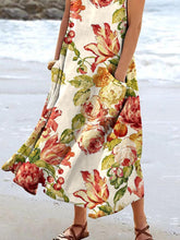 Load image into Gallery viewer, Women's Floral Resort Tank Top with Pockets