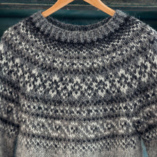 Load image into Gallery viewer, Vintage Beautiful Norwegian Knit Jacquard Crew Neck Sweater（Unisex）