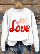 Load image into Gallery viewer, Women's Valentine's Day Printed Long Sleeve Sweatshirt