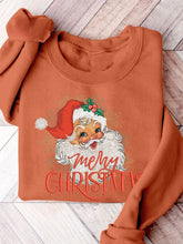 Load image into Gallery viewer, Christmas Santa Merry Christmas Casual Print Sweatshirt