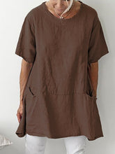 Load image into Gallery viewer, Women's Casual Pure Color Cotton Shirt