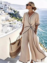 Load image into Gallery viewer, Women'S Loose Striped Feature Wide Leg Jumpsuit