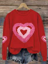 Load image into Gallery viewer, Women's Valentine's Day Printed Long Sleeve Sweatshirt
