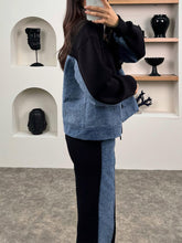 Load image into Gallery viewer, Autumn and winter spliced casual two-piece set