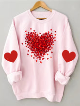 Load image into Gallery viewer, Women's Clothing Heart Print Pullover Sweatshirt