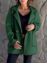 Load image into Gallery viewer, Temperament Suit Collar Double-Sided Wool Jacket