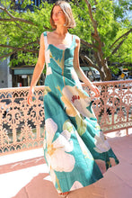 Load image into Gallery viewer, Everyday Multicolor Square Neck Floral Print Maxi Dress