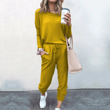 Load image into Gallery viewer, Comfy T-shirt&amp;Pants Two Pieces Set