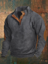 Load image into Gallery viewer, Men&#39;s Vintage Western Stand Collar Sweatshirt