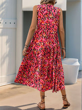 Load image into Gallery viewer, Tummy Flattering Floral Sleeveless Dress