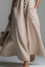 Load image into Gallery viewer, Pocket V-neck Solid Color Casual Dress