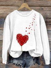 Load image into Gallery viewer, Women'S Love Print Crew Neck Sweatshirt