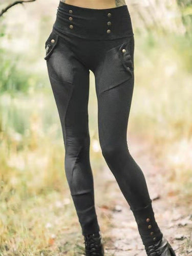 Vintage Dark Pocket Leggings