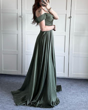 Load image into Gallery viewer, Elegant Open Shoulder Party Dress